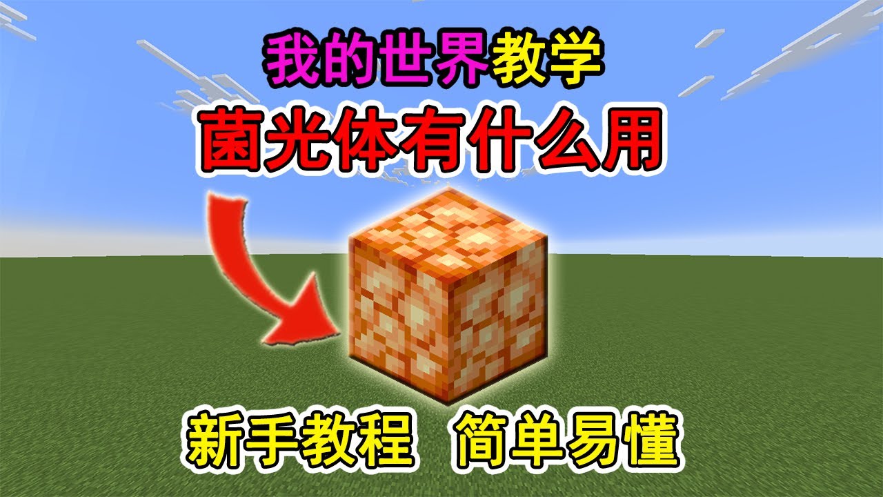 我的世界菌光体有什么用？一个视频教会你！冷知识