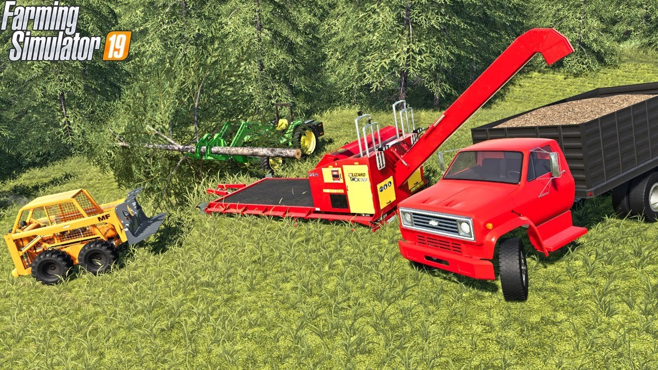 WOODCHIPPING! TRUCK AND A CHAINSAW #9