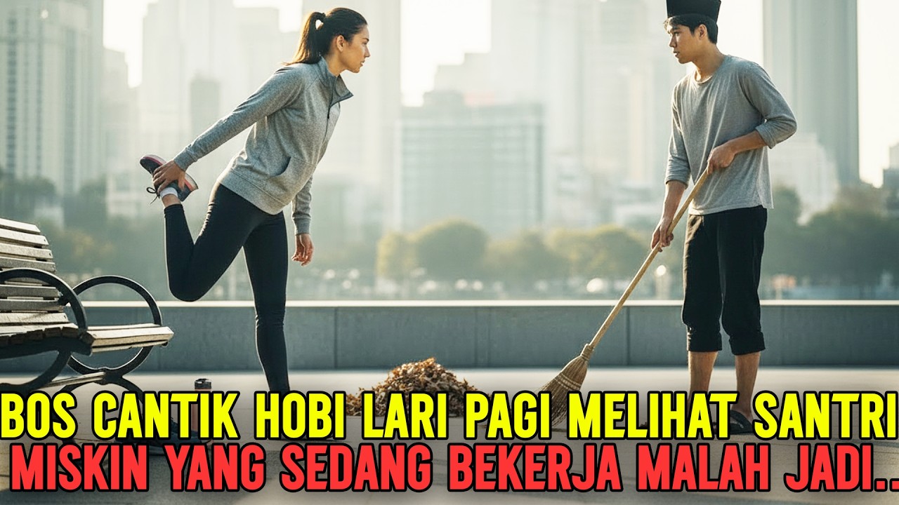 Hobi Lari Pagi, Bos Cantik Melihat Santri Miskin Sudah Bekerja Keras Yang Membuatnya Jatuh Cinta