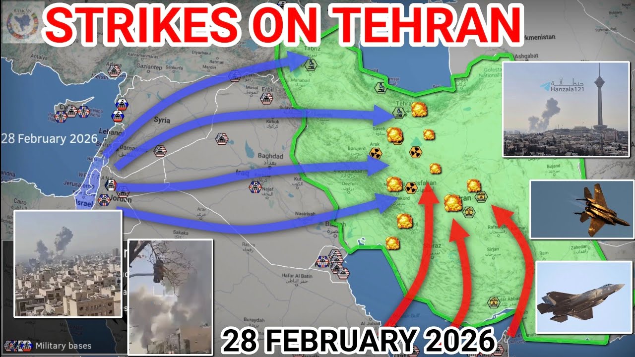 TEHRAN UNDER FIRE: Israel and US Target IRGC Leadership in Ongoing Strikes [28 February 2026]