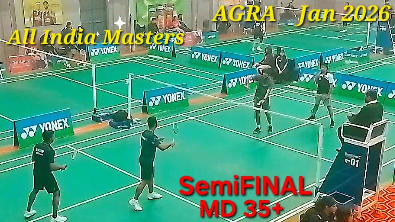 Naviin/Subramanian(TN) Vs Vikrant/Prem Singh(RAJ), SemiFINAL MD 35+,All India Masters AGRA  Jan 2026