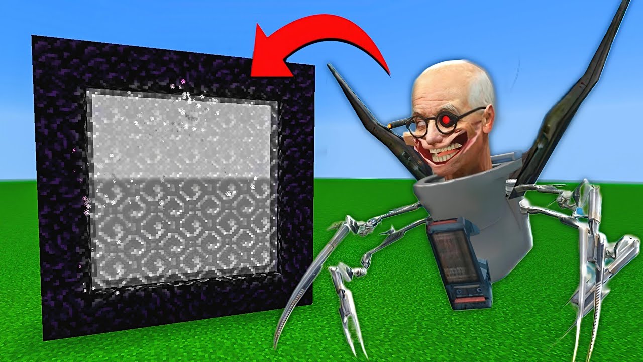 How to Make A Portal To The Scientist Toilet Dimension in Minecraft!