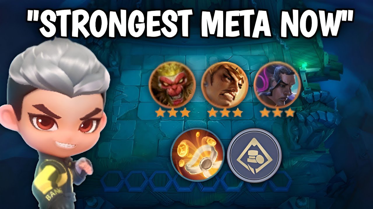 CHOU SKILL 1 UNLIMITED GOLD TRICK || MAGIC CHESS BEST SYNERGY 2024