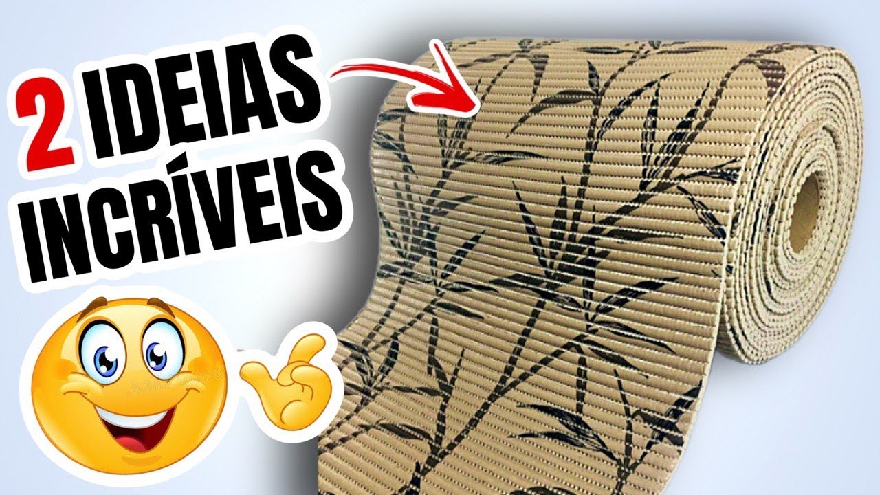 2 IDEIAS USANDO SOBRAS DE TAPETE DE BORRACHA