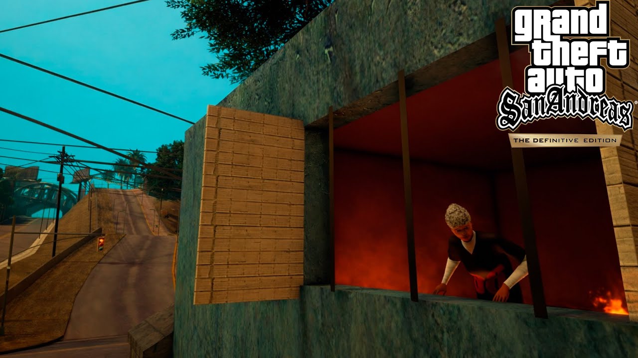 GTA SAN ANDREAS DEFINITIVE EDITION #07 - TEM UMA MINA NA CASA CJ!