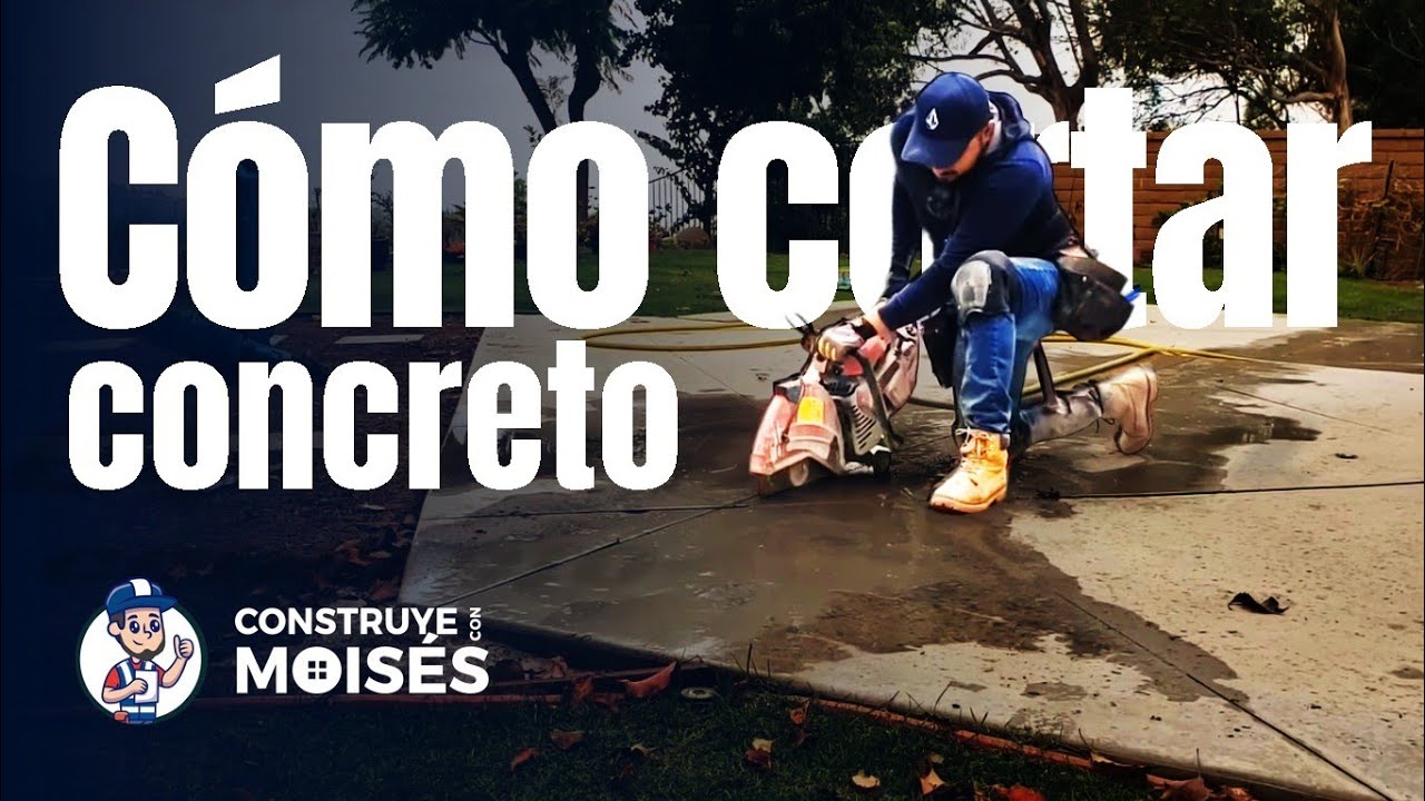 Cómo cortar concreto