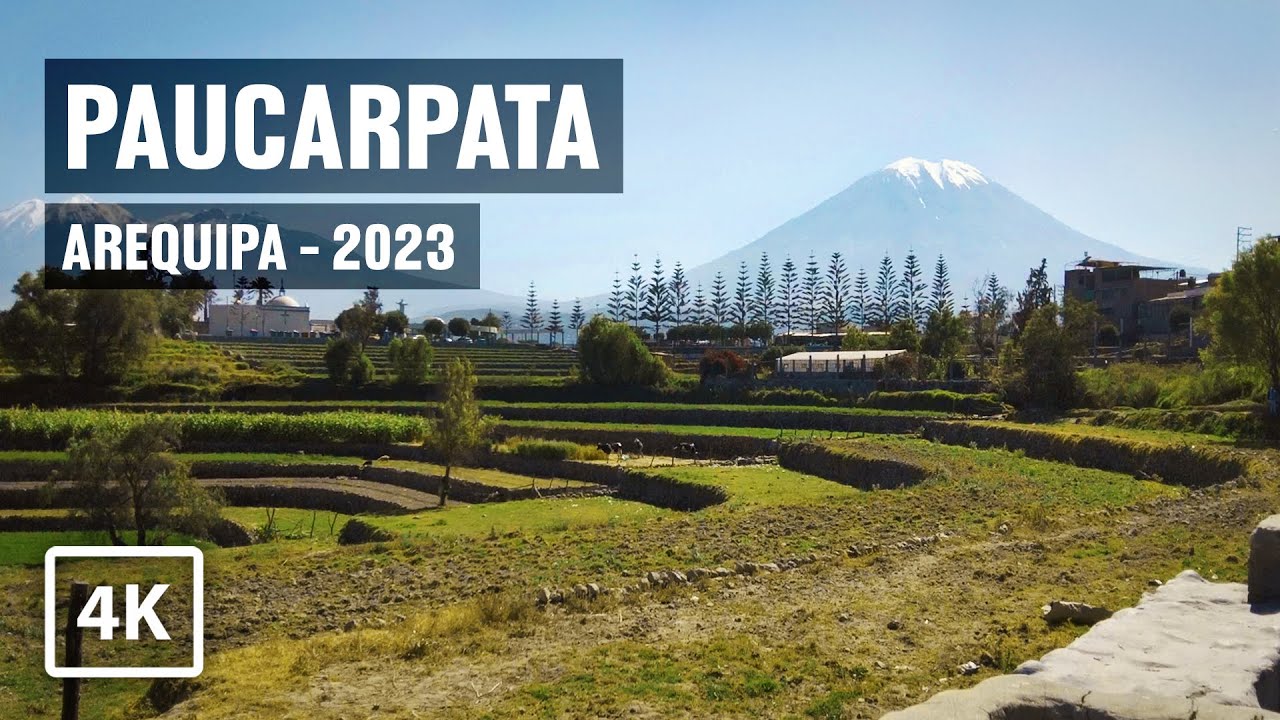 ¿Aún hay ANDENES en Arequipa? Conoce PAUCARPATA | 4K 60FPS