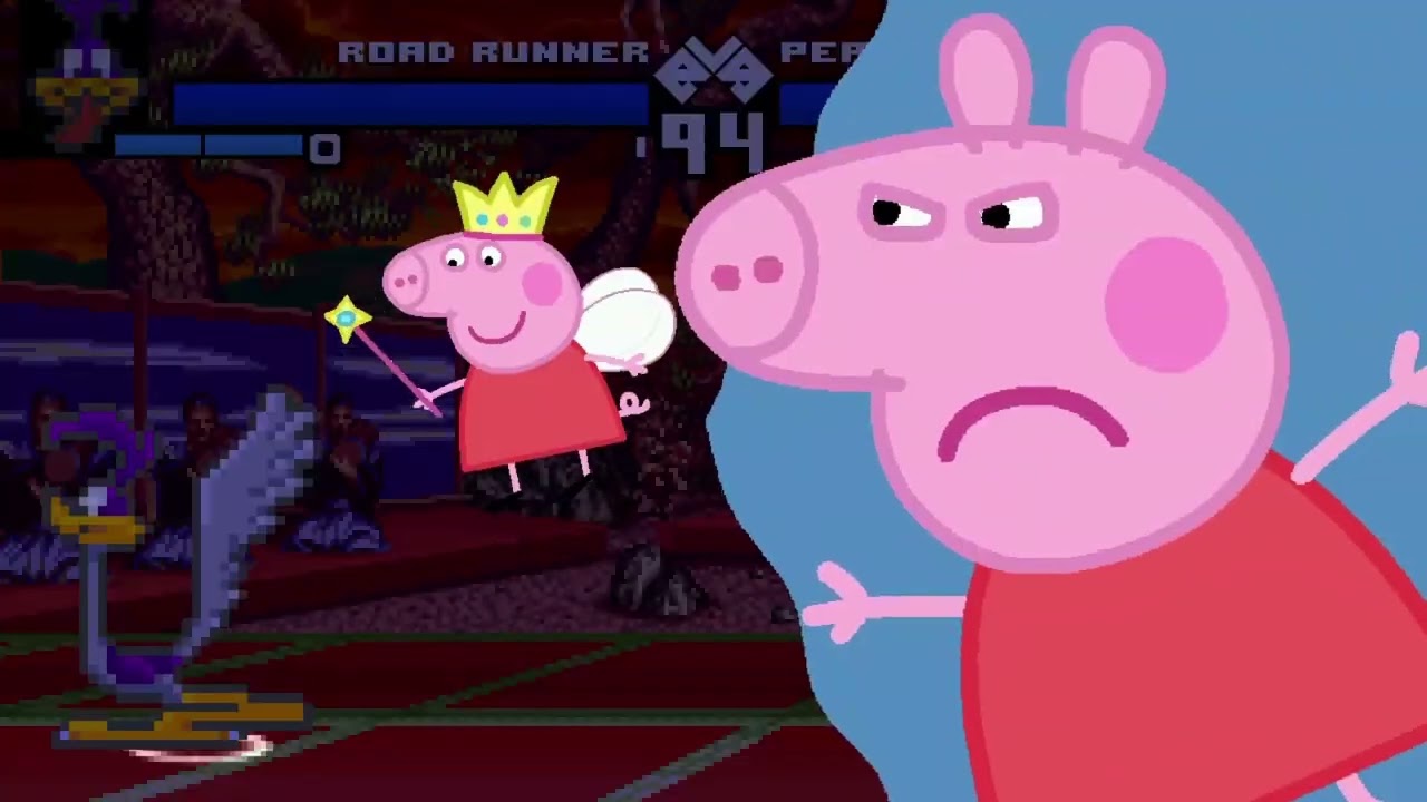 Mugen Request Battle #384: Road Runner Vs. Peppa Pig