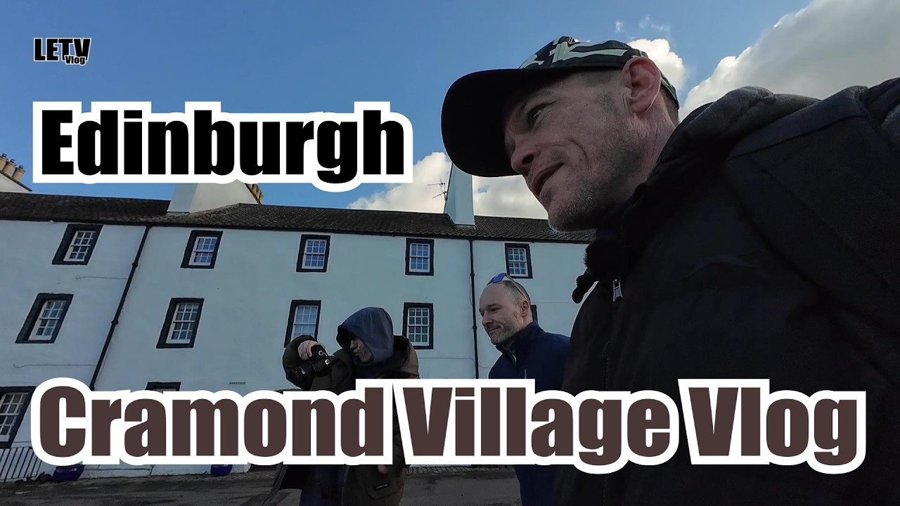 I visited a village on the Edinburgh coast with Roman ruins and friendly people, Cramond Vlog