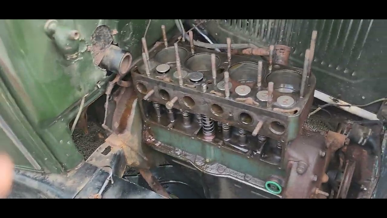 1931 Ford Model A adjusting valve to lifter clearance.