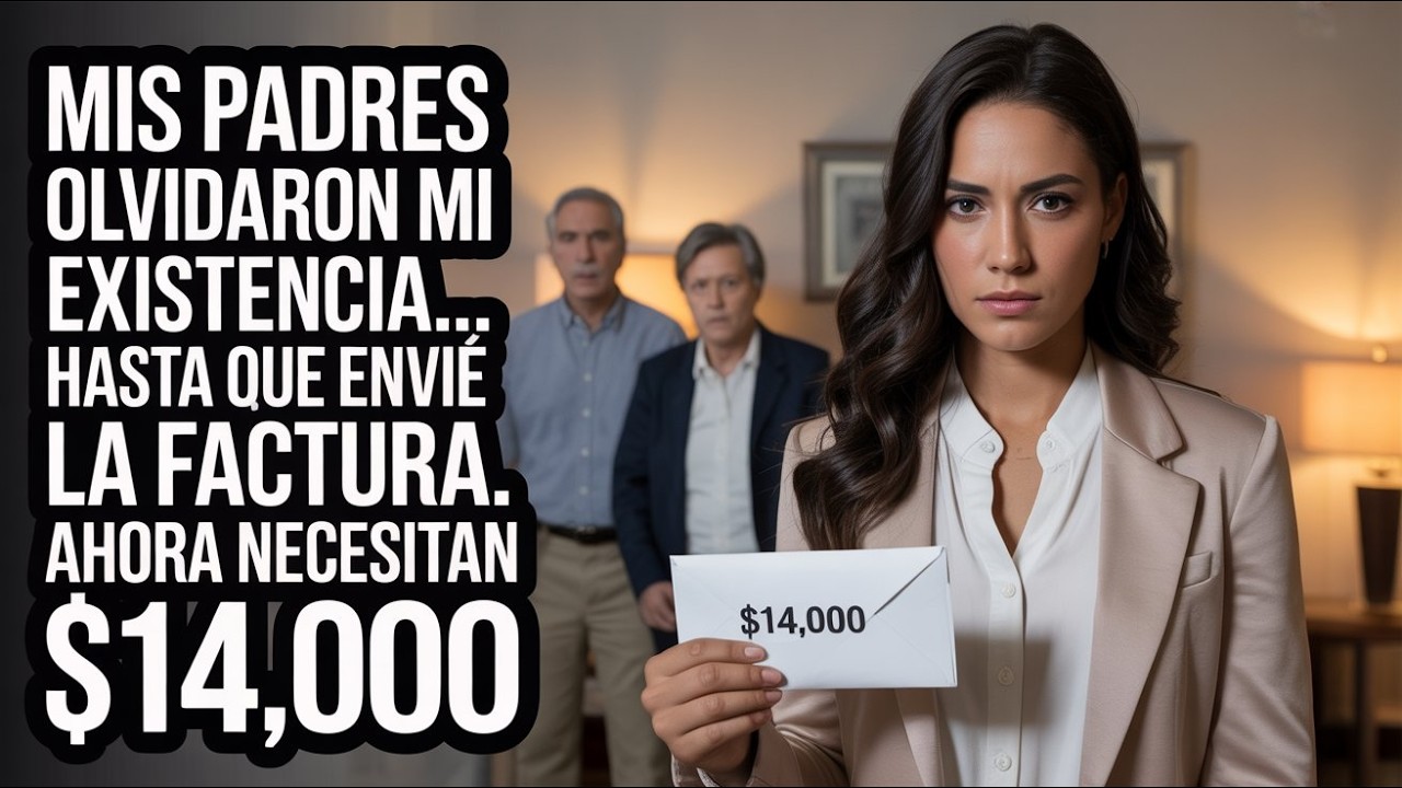 Mis padres olvidaron mi existencia… hasta que envié la factura  De repente, necesitaban 14 000 dólar