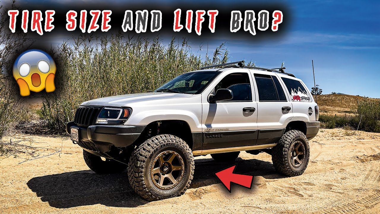 Какой лифт, запчасти и размер шин для моего Jeep WJ Grand Cherokee | Najar Offroad