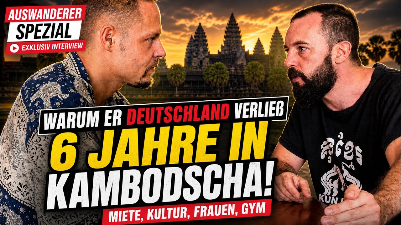 Die wahre Geschichte eines deutschen Auswanderers in Kambodscha – Was er erlebt hat! 😱 🇰🇭