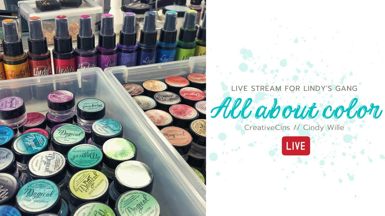 🎬 LiveStream for Lindy's Gang - It's all about colors - Live Class and Q&A - June 7