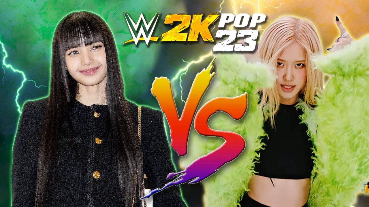 Lisa vs Rose WWE 2K23 - BLACKPINK in your area - WWE 2K POP #pae8tube 23/4/23