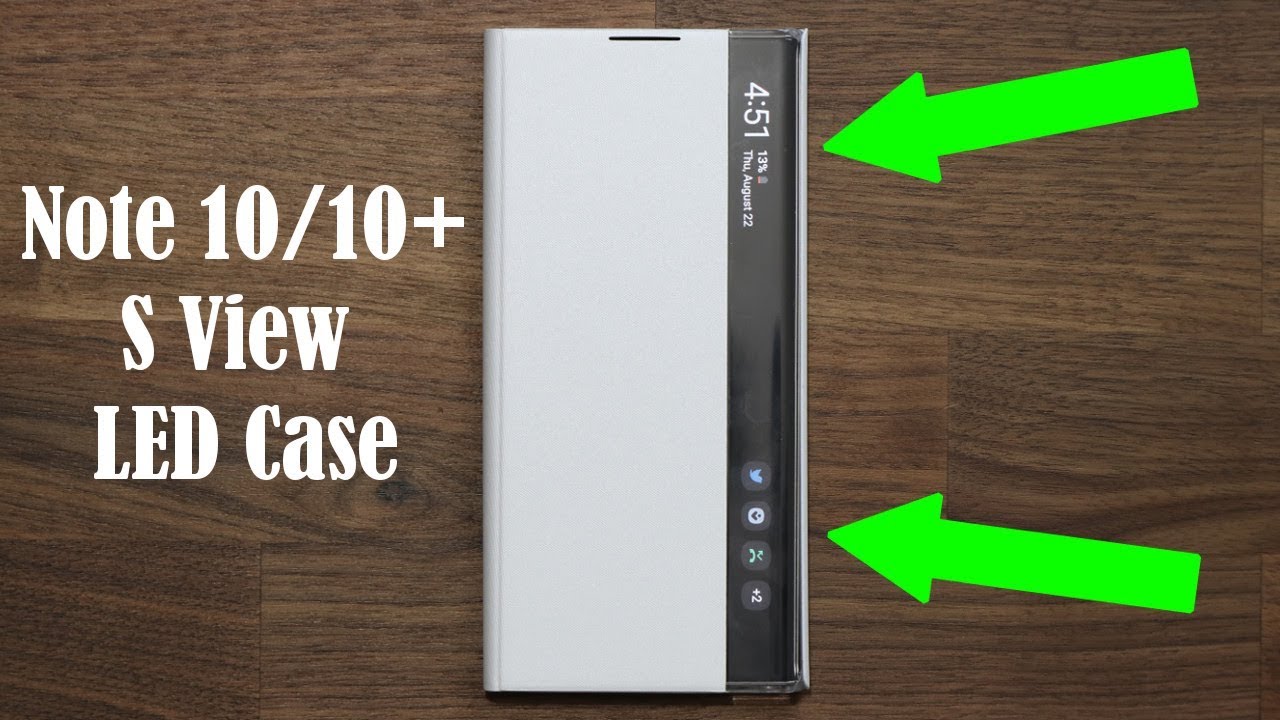 Official Galaxy Note 10 Plus LED S-View Flip Cover Case - Review