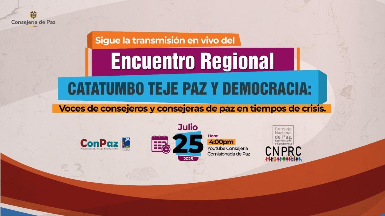 Encuentro regional Catatumbo teje paz y democracia