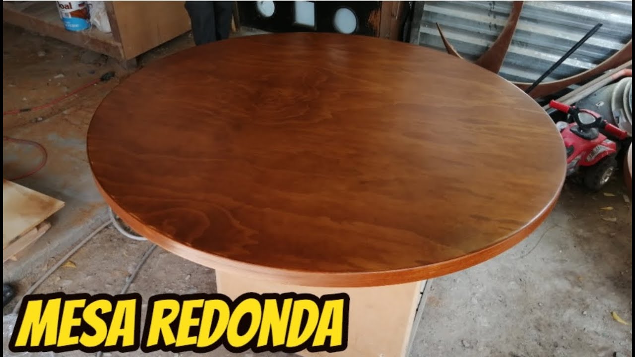 COMO HACER MESA REDONDA CON ROUTER O FRESADORA / ROUND TABLE WITH ROUTER OR MILLING MACHINE