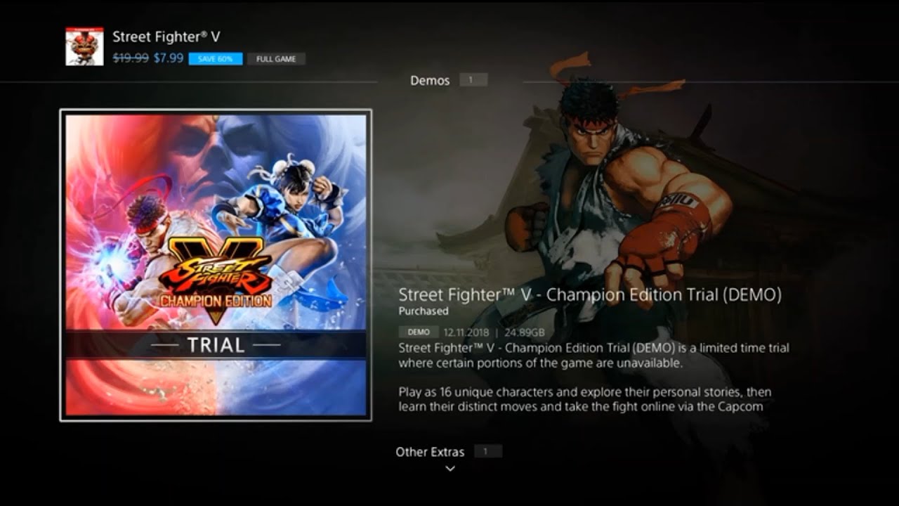 PS4 - how to download Street Fighter 5 Champion Edition For Free Ps4 [Trial - Demo]