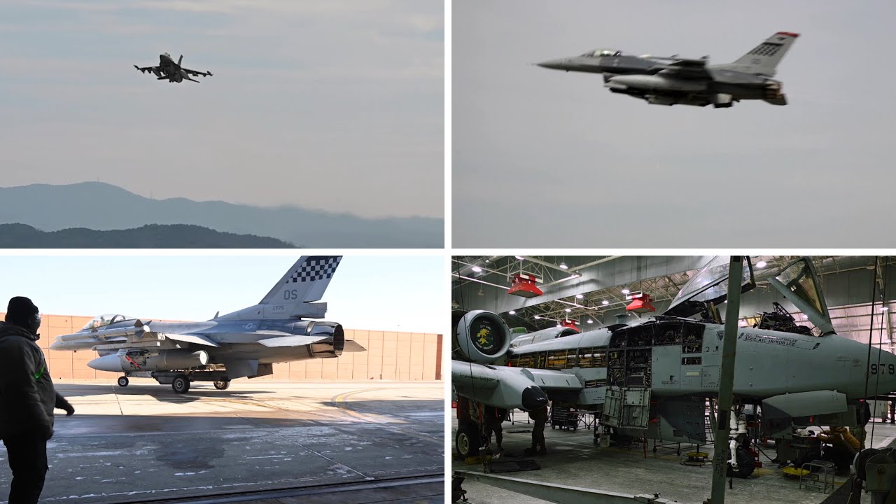 F-16 Fighting Falcons and A-10 Thunderbolt II’s Aircraft structural maintenance