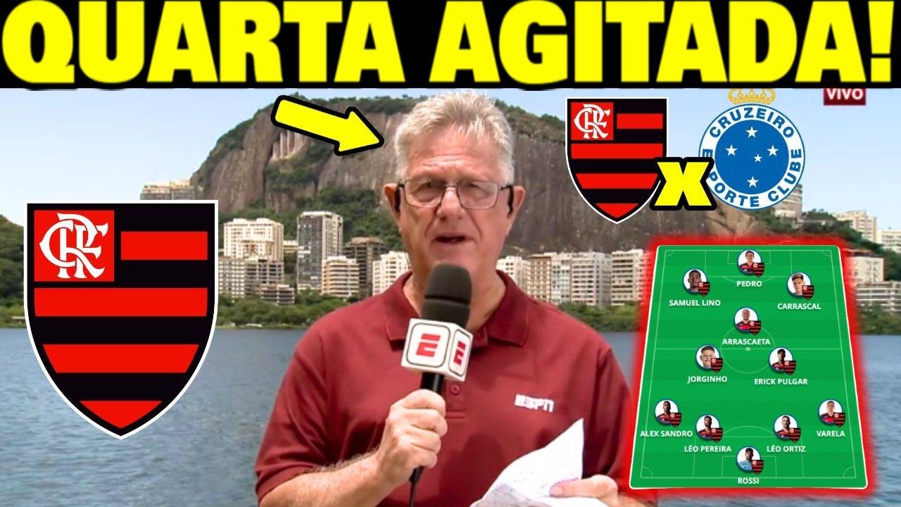 🚨QUARTA-FEIRA AGITADA NO FLAMENGO! C&Iacute;CEROTROUXE INFORMA&Ccedil;&Atilde;O QUE PODE...'' NOTICIAS FLAMENGO HOJE!