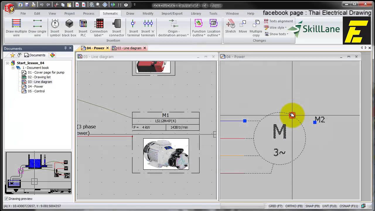 2 Cross Referencing the Single line diagram