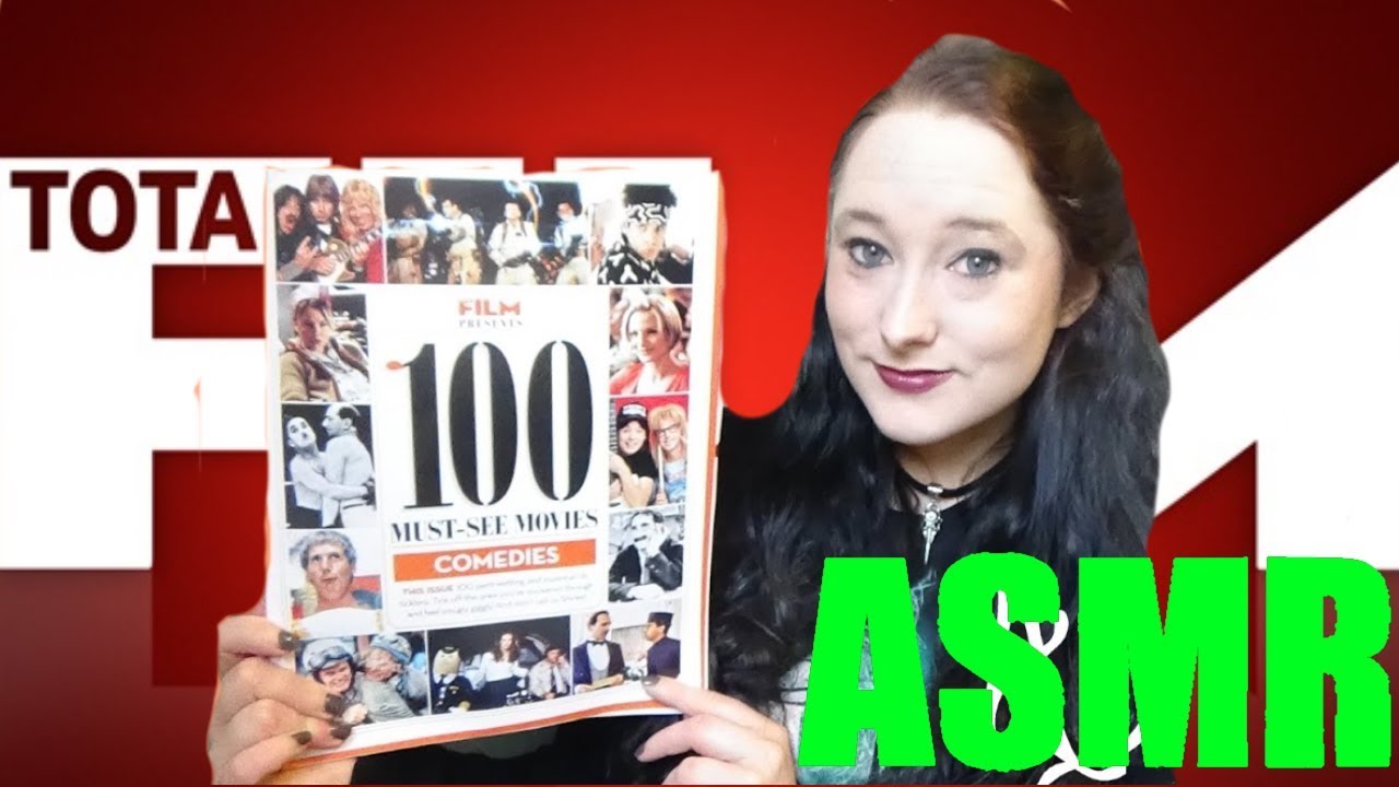ASMR Magazine Page Turning with Total Film Comedies! Quiet Video for Relaxation and Help with Sleep