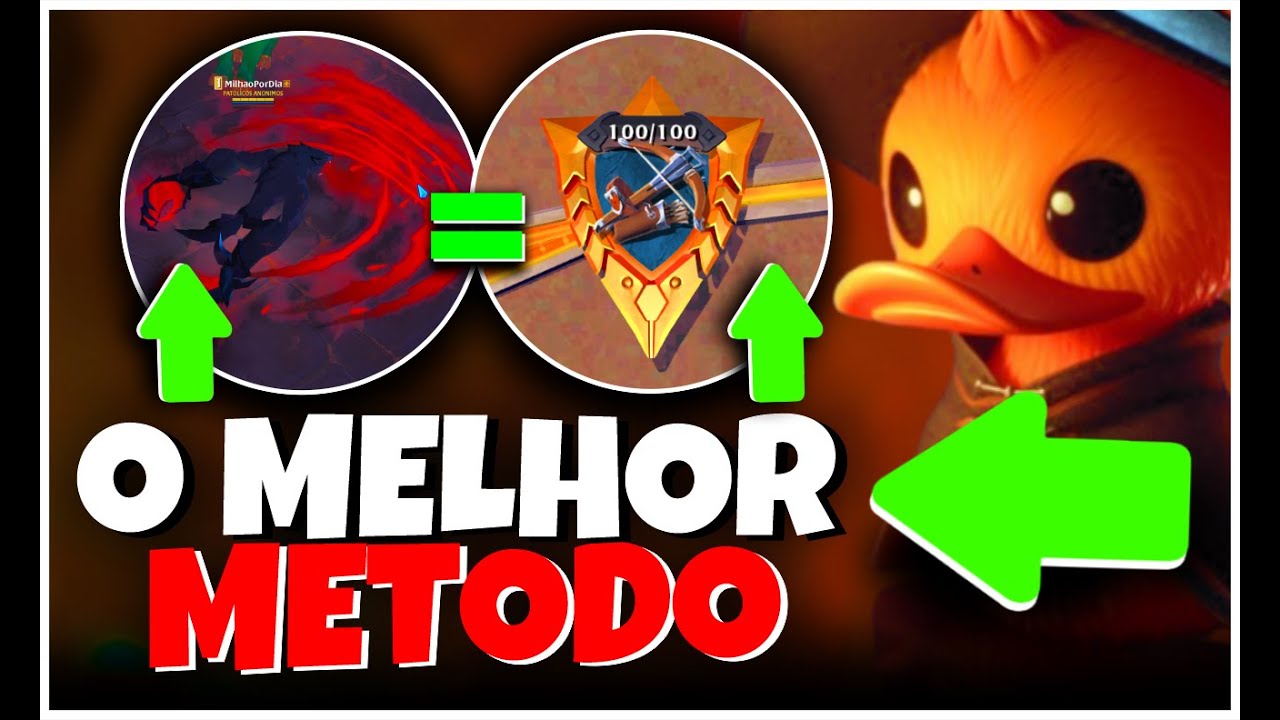o MELHOR MÉTODO pra FARMAR FAMA e UPAR BUILDS SOLO no Albion Online