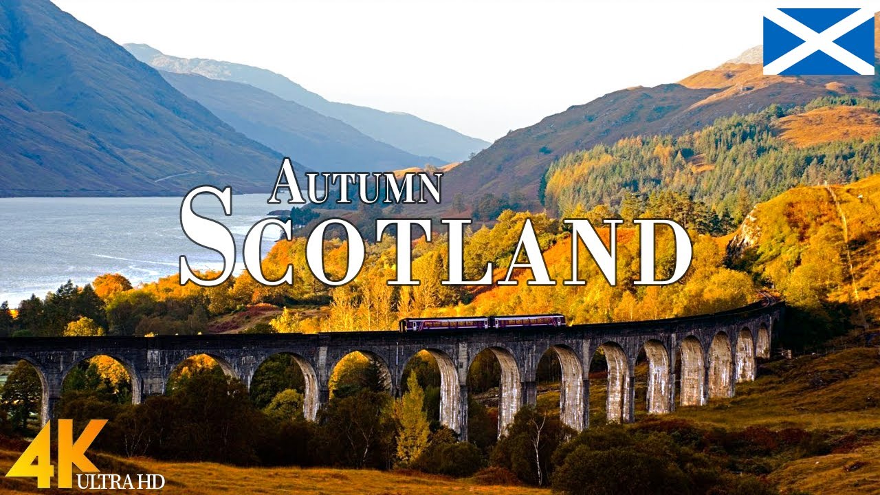 Autumn Scotland 4K Ultra HD • Stunning Footage Scotland, Scenic Relaxation Film with Calming Music.