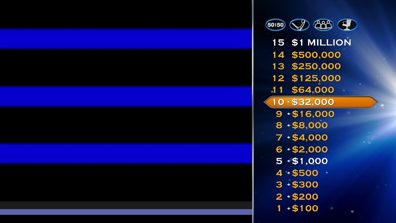 WWTBAM STRFormat Gameplay #2 (USA 2020 Graphics)