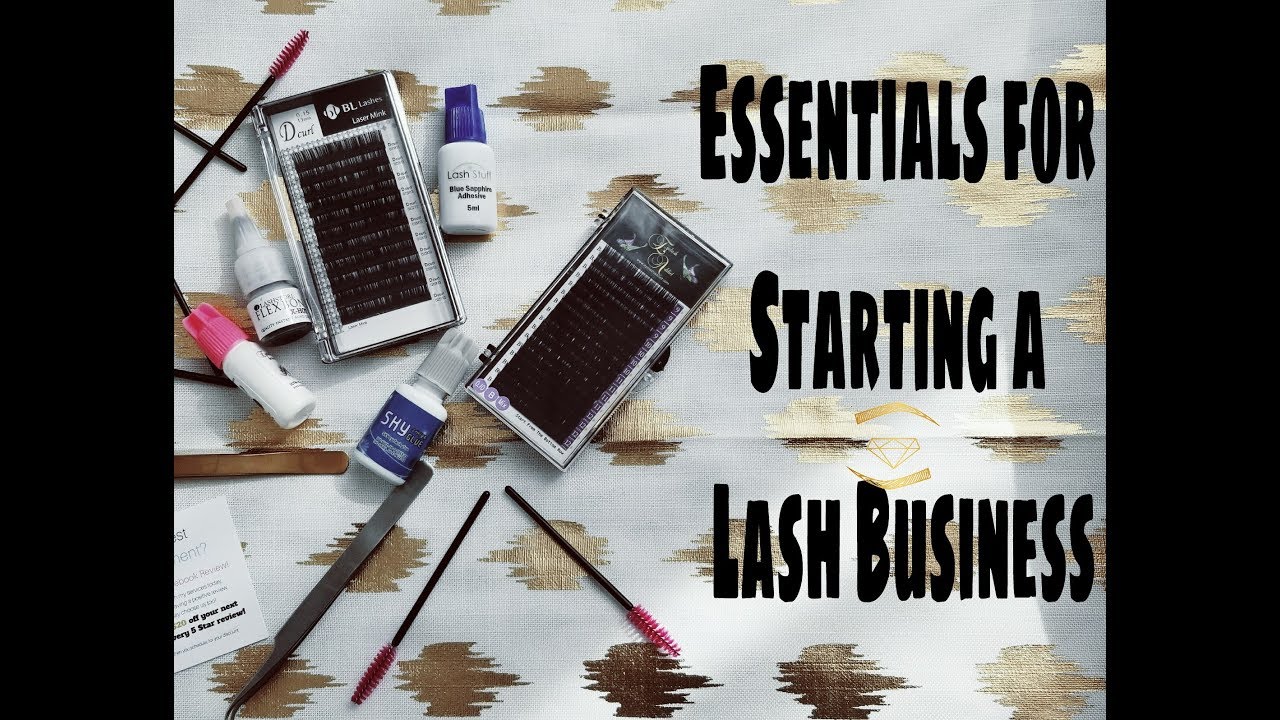 Essential Products for Starting a Lash Business