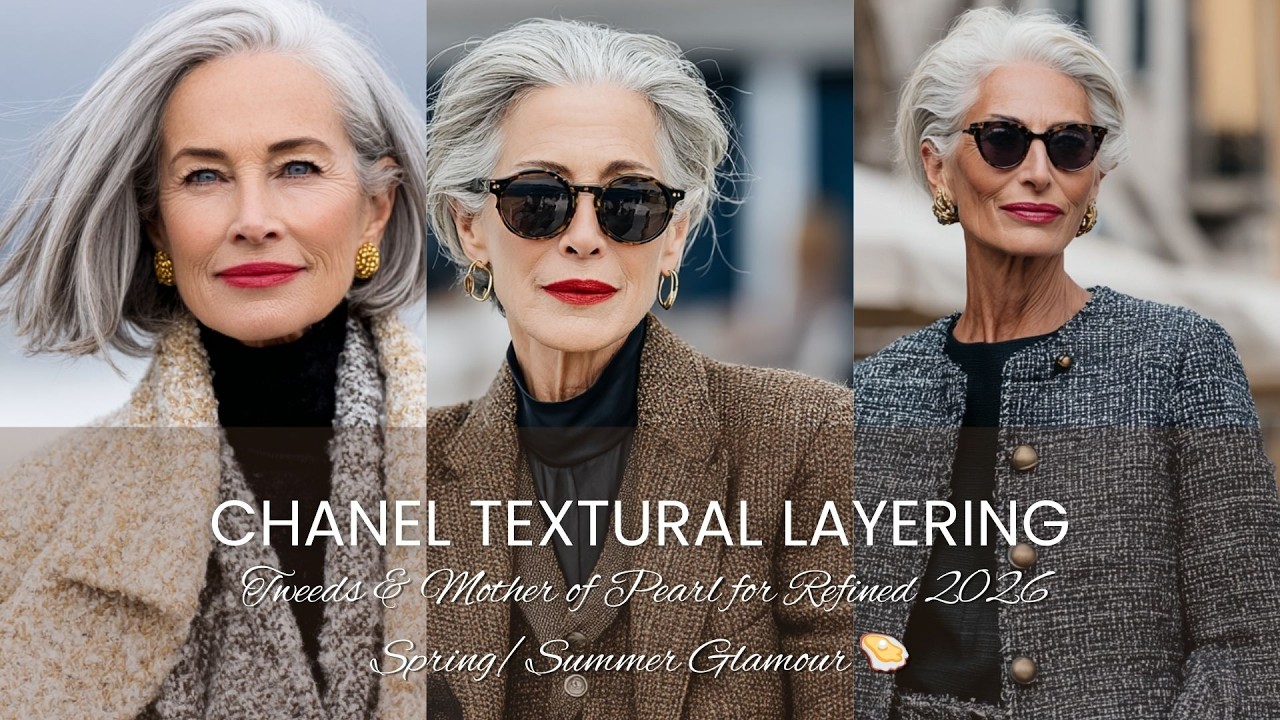 🐚 CHANEL Tweeds & Mother of Pearl: Textural Layering for Refined 2026 Spring/Summer Glamour 🦪