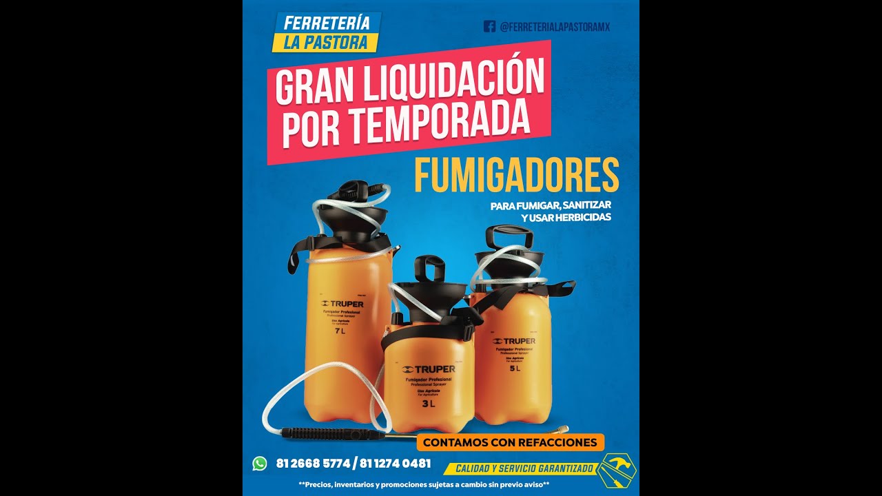 Como reparar y dar mantenimiento a un fumigador