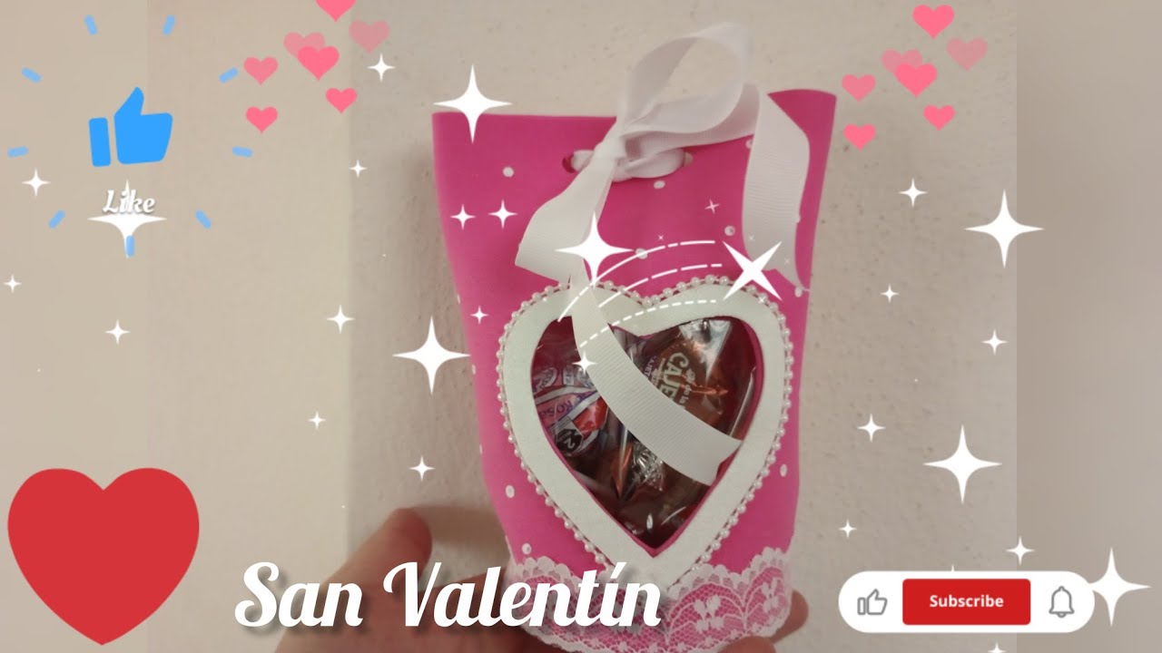 Manualidades para san Valentín/dulcero #sanvalentin#fomi#dulcero#manualidadespararegalar 
