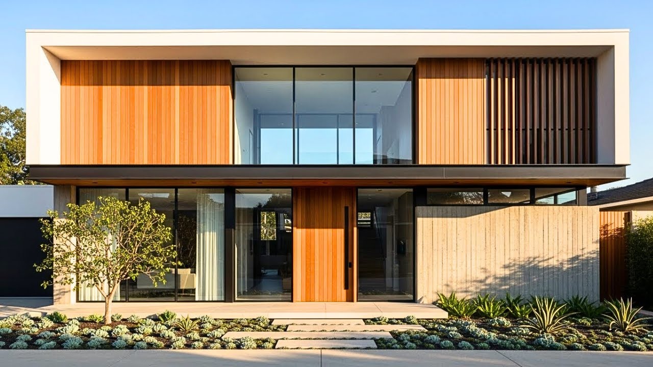 From Empty Land to Modern Home | Satisfying House Build Timelapse