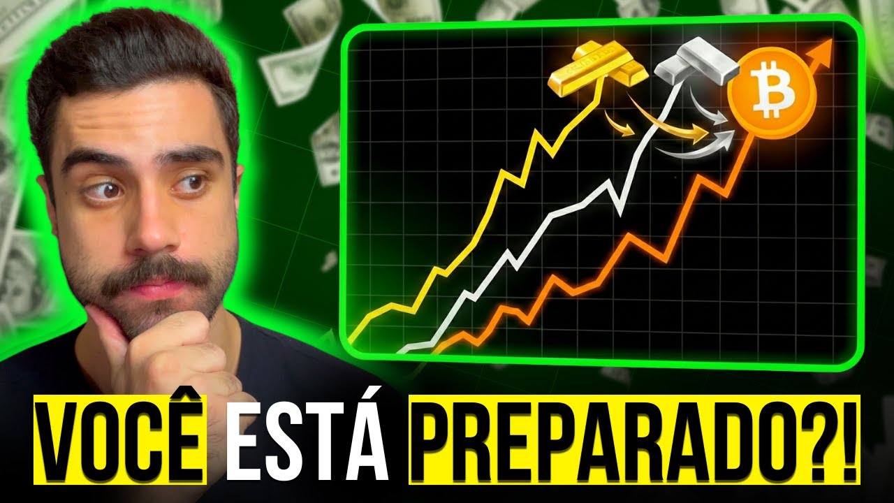 OURO E PRATA ESTÃO INDICANDO O QUE VAI ACONTECER NO MERCADO CRIPTO MAS A MAIORIA AINDA NÃO PERCEBEU