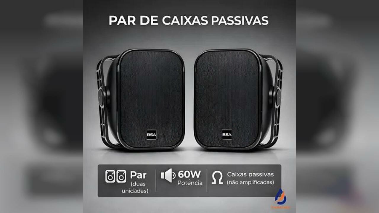Review: Par Caixa De Som Ambiente Externo Bsa Aw-6 120w Preto Preto 127/220v