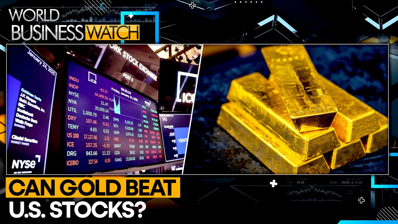 Gold vs US Equities: The Shocking Race To 10,000 Explained | WION World Business Watch