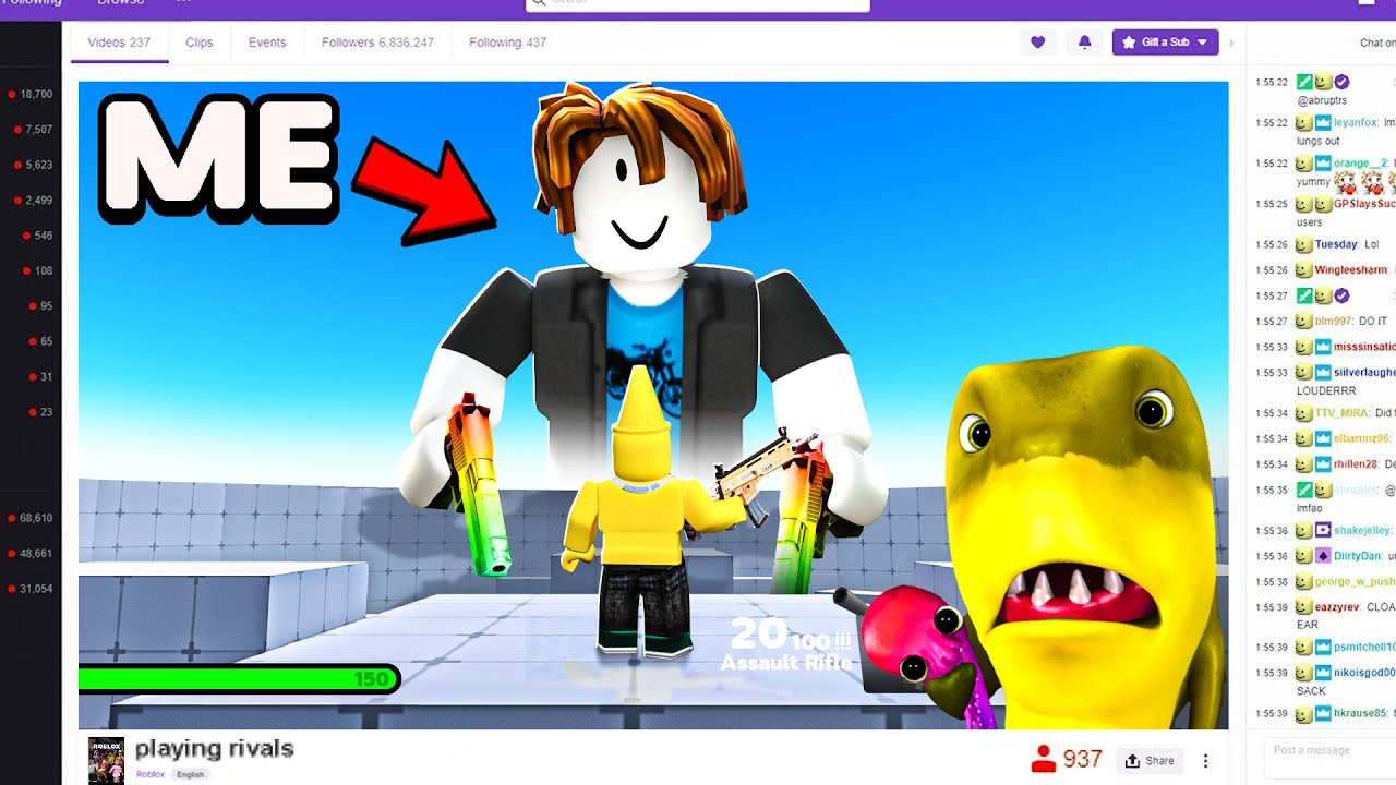 Trolling My Friend's Rivals Livestream!