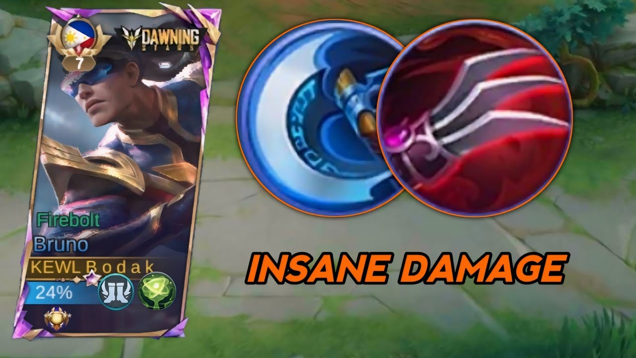 How to counter kufra - Bruno build and emblem | Mobile Legends Bang Bang