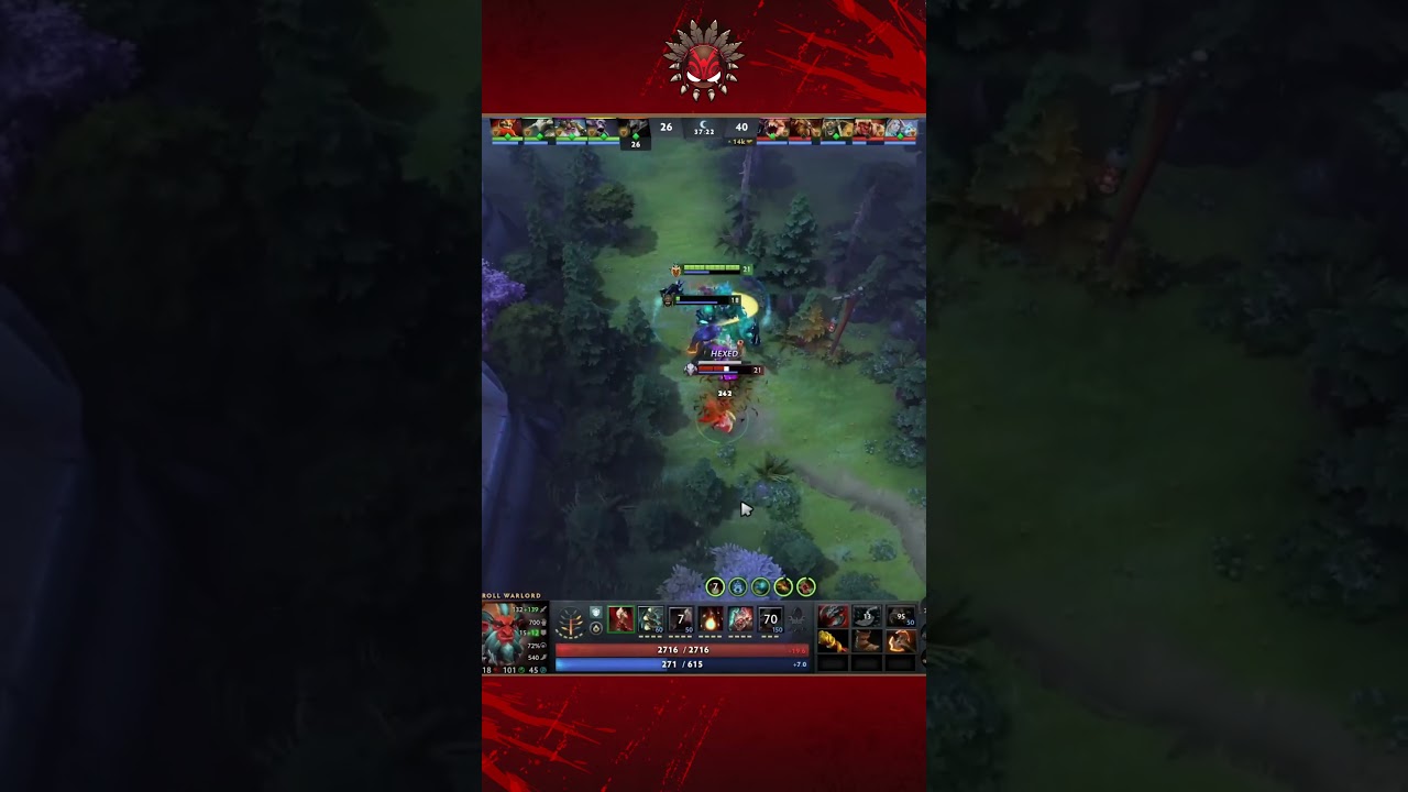 Late Game Showdown Troll Warlord vs SVEN 82 Mins Match in 7.40c Dota 2