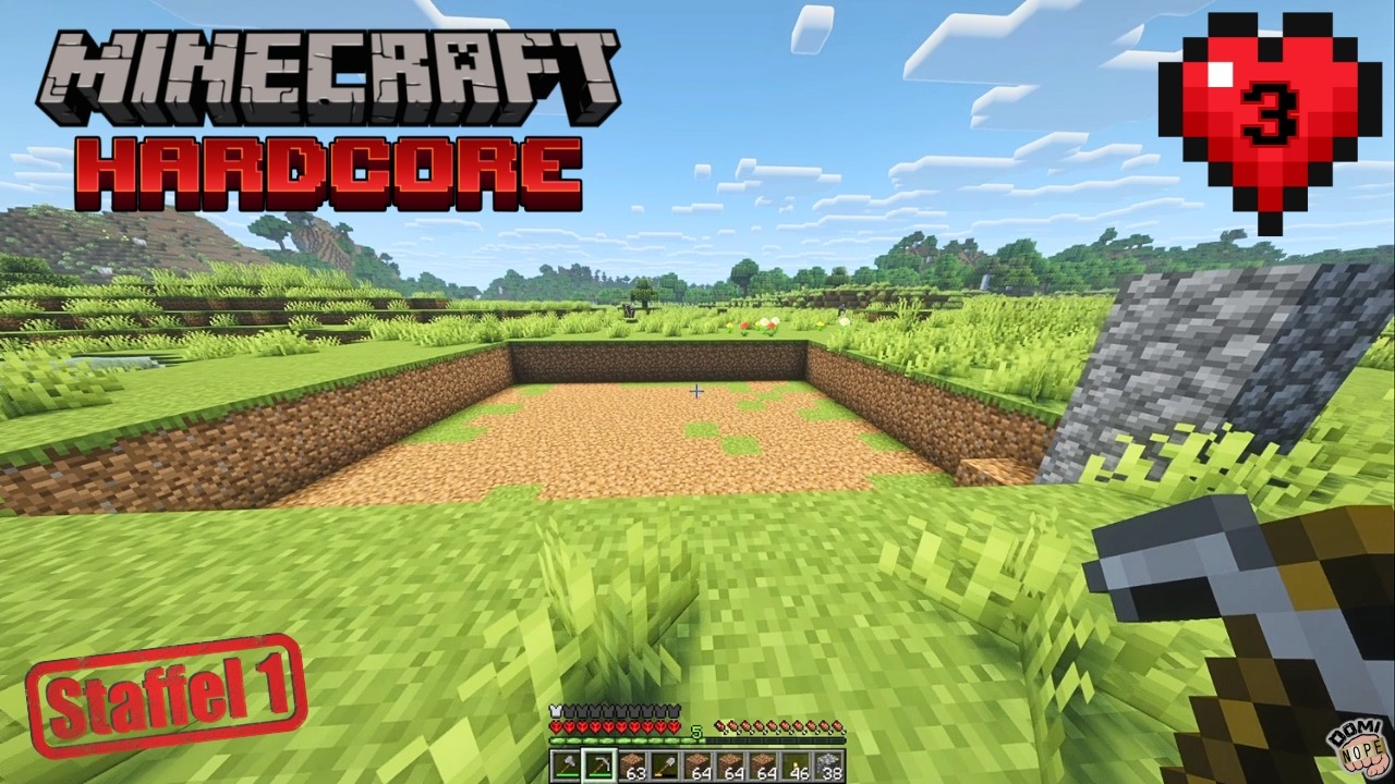 Größenwahn beim Häuschenbauen 🏠 [HC▪︎S01F003] Minecraft Hardcore | Live Let’s Play