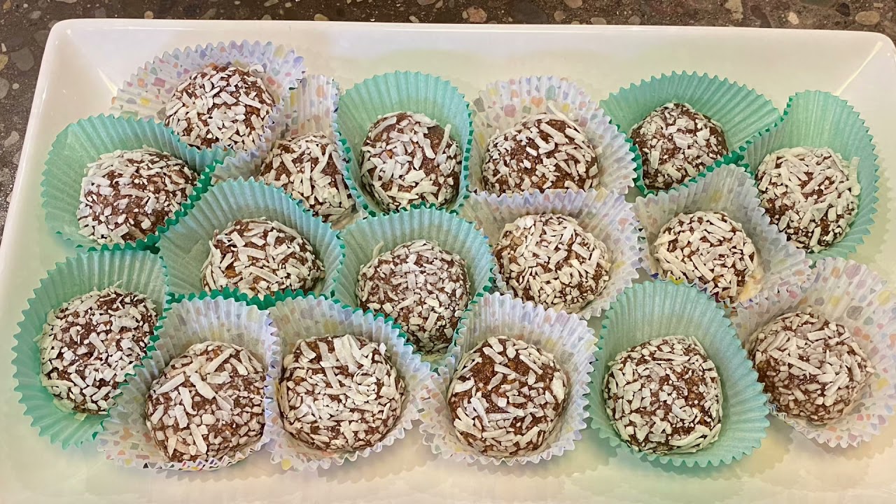 Coconut balls dessert recipe