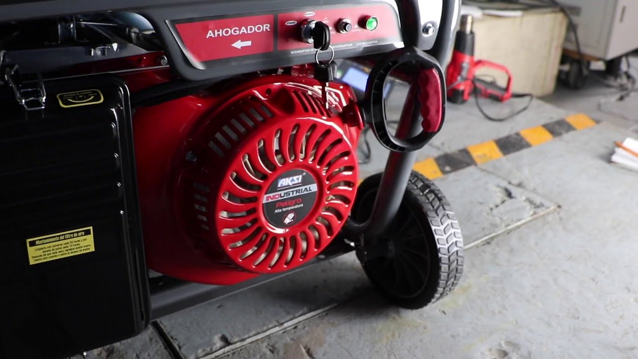 Como prender nuestro Generador 8000 W  AKSI