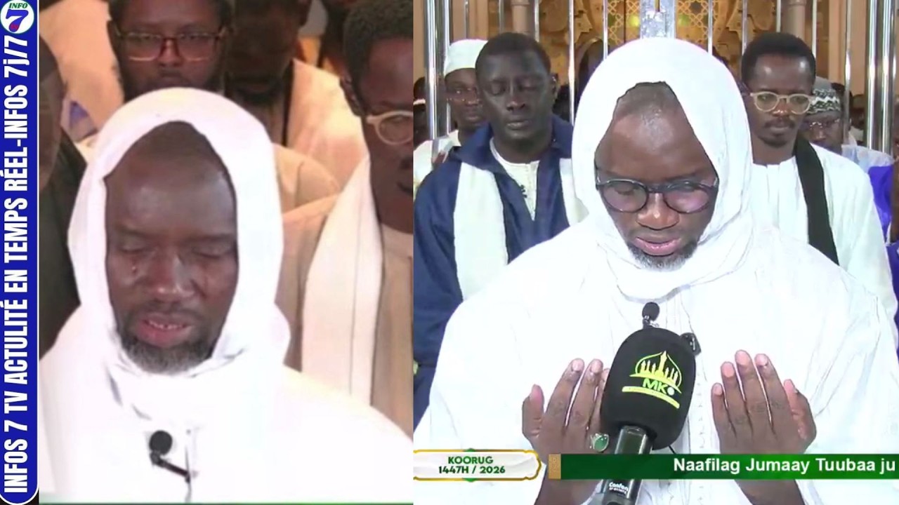 Clôture kaamil Naafila  Grande moquée de Touba 24ème nuit du mois de ramadan 2026