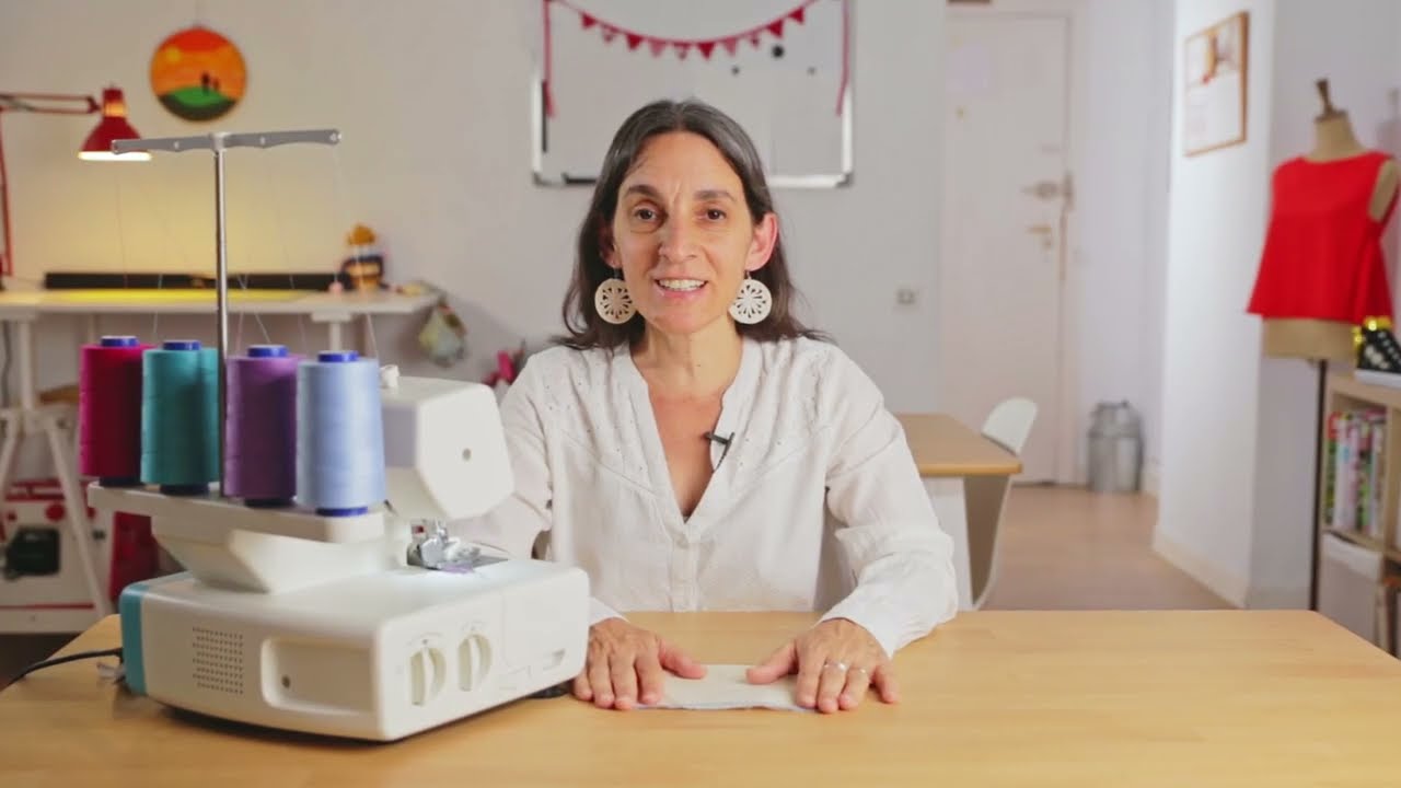 Tutorial de Costura - Como enhebrar remalladora Alfa Style Plus 8708