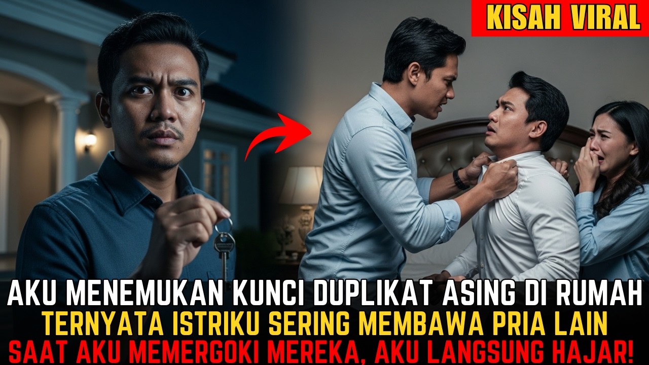 ISTRIKU GANTI KUNCI RUMAH SAAT AKU KERJA, TERNYATA DIA MASUKKAN PRIA LAIN DAN SERING MELAKUKAN INI!