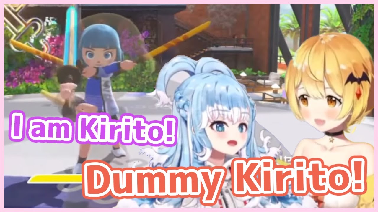 Mel makes Kobo angry by calling her "Dummy Kirito"【Hololive】