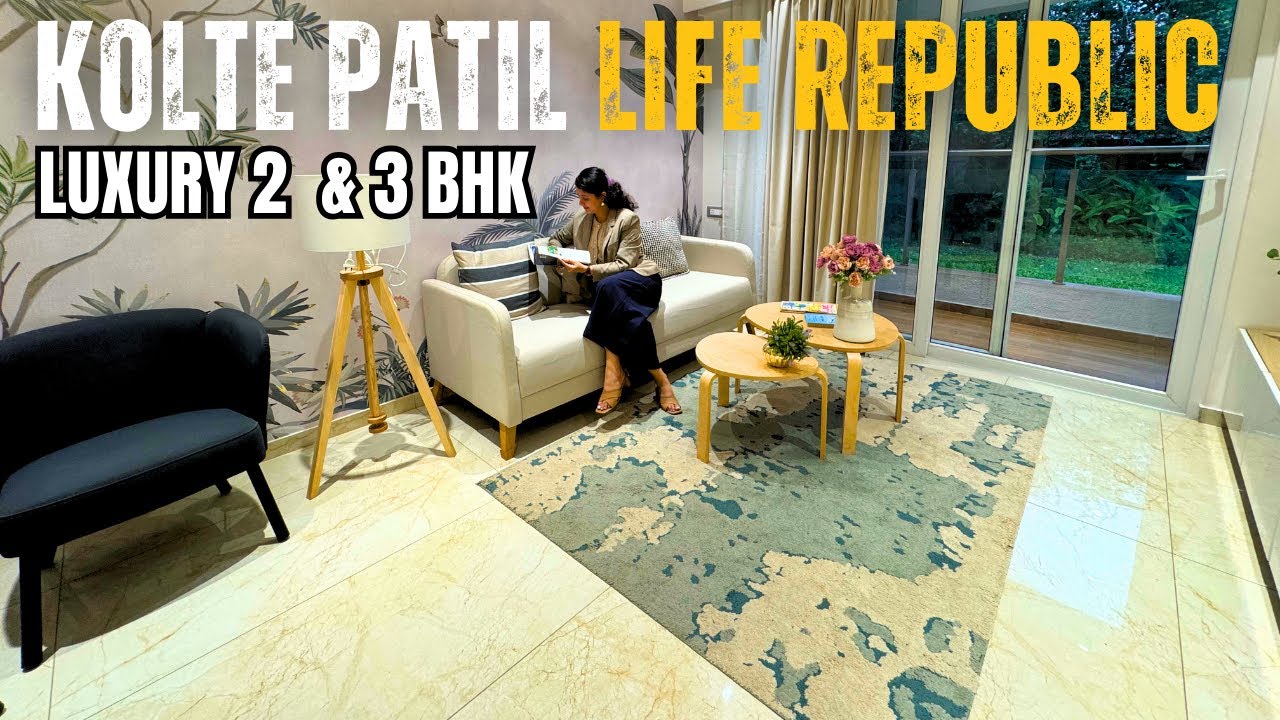 Kolte Patil Life Republic Hinjewadi 2 & 3 BHK Tour | Duet & Qrious | Review, Price & Brochure