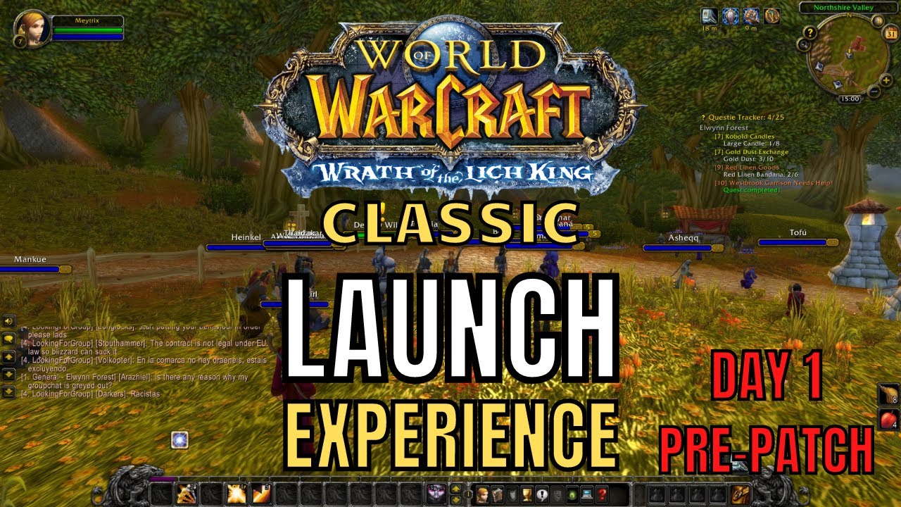 WotLK Classic FRESH LAUNCH Experience | Day 1 Pre-Patch
